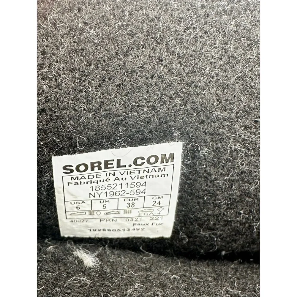 Sorel Women’s 6 Purple Insulated Yoot Pack Nylon Winter Water Resistant Boots